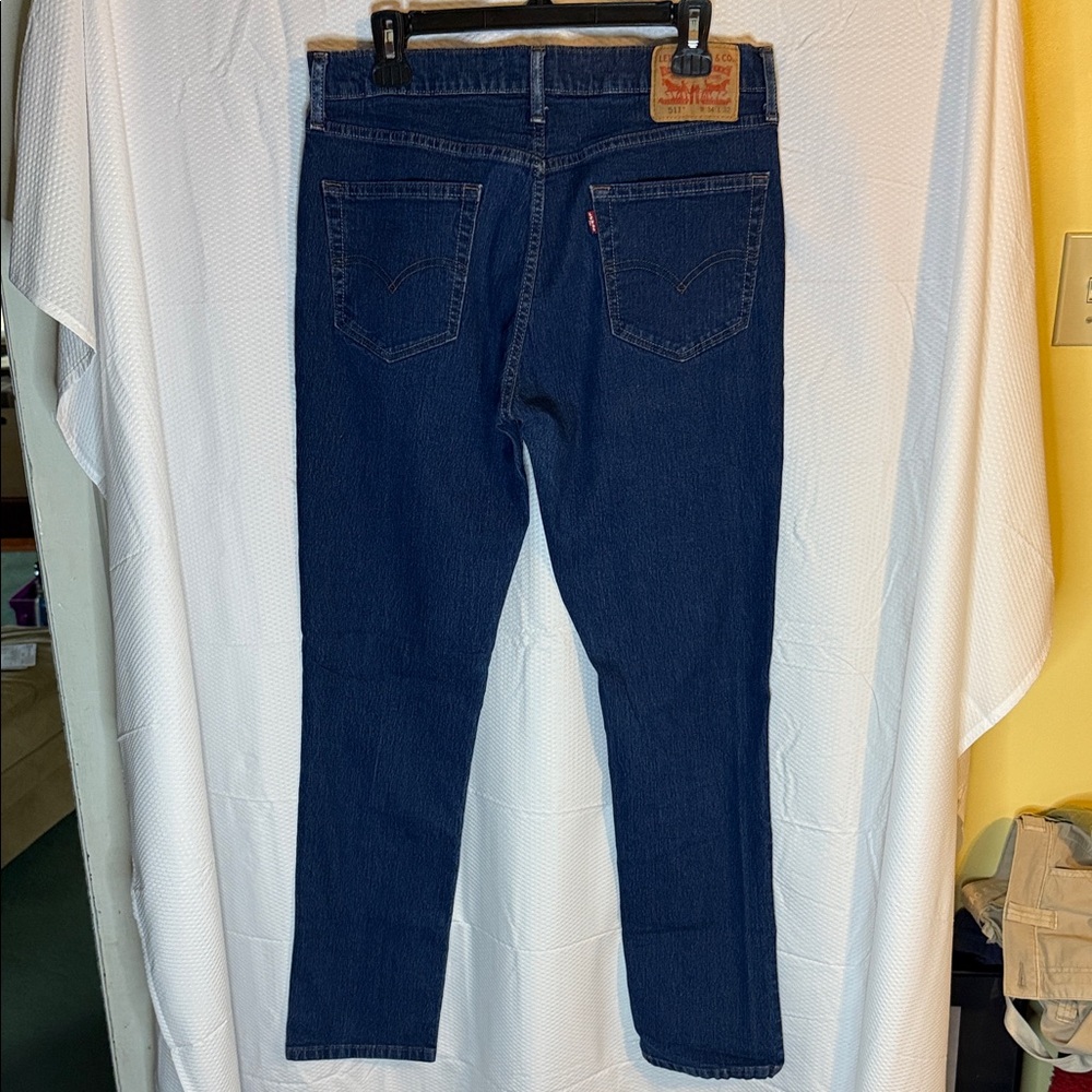 Levi’s 511 34x32 Denim Men's Blue Slim Fit Jeans